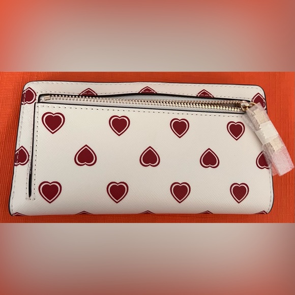 kate spade New York adorable NWT, Madison Heartfelt Boxed Slim Bifold Wallet - Picture 4 of 14